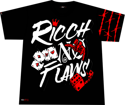 RICCH NØ FLAWS OFFICIAL TEE *REFLECTIVE*
