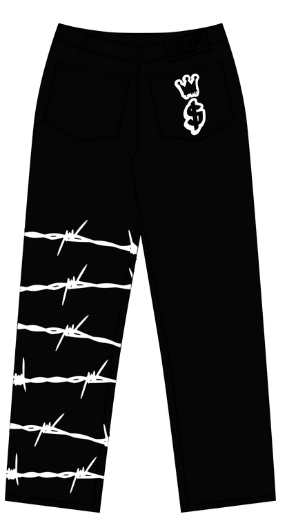 REFLXCTVE BARB WIRE SKINNY-FIT STRETCH JEANS