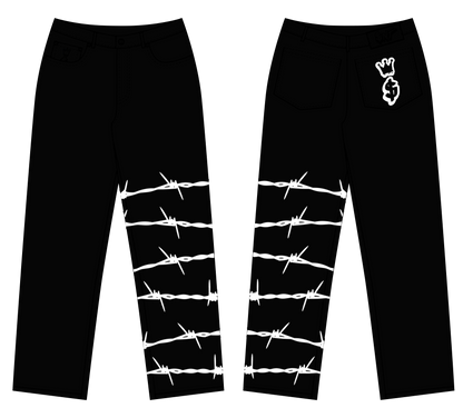 REFLXCTVE BARB WIRE SKINNY-FIT STRETCH JEANS